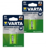 Varta Ready 2 Use 9V 200 mAh Şarj Edilebilir Pil 2 Adet