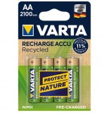 Varta Recharge Accu Recycled Aa 2100 mAh Şarjlı Kalem Pil 4'lü