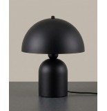 Ruby Mantar Tasarım Siyah Abajur 25 cm