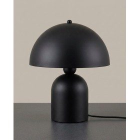 Ruby Mantar Tasarım Siyah Abajur 25 cm