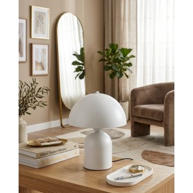 Ruby Mantar Tasarım Beyaz Abajur 25 cm