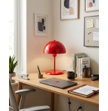 Solo Mantar Tasarım Kırmızı Abajur 25 cm