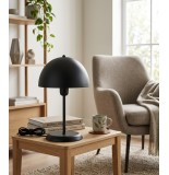 Solo Mantar Tasarım Siyah Abajur 25 cm